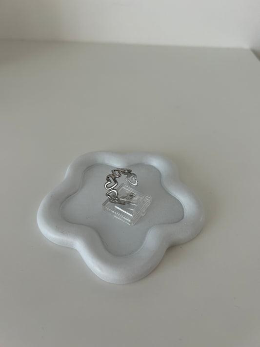 Bague cœurs