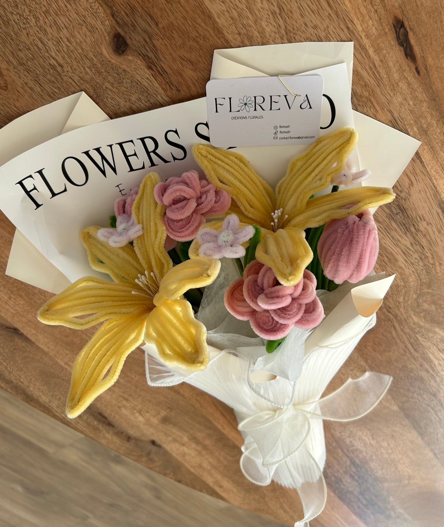 Bouquet spécial jaune et rose