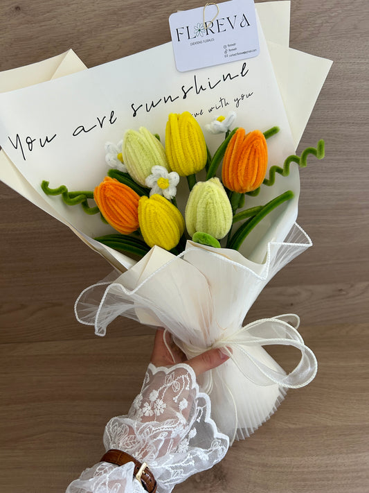 Bouquet de six Tulipes