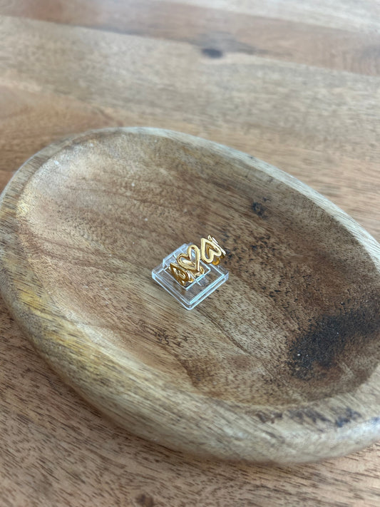 Bague cœurs