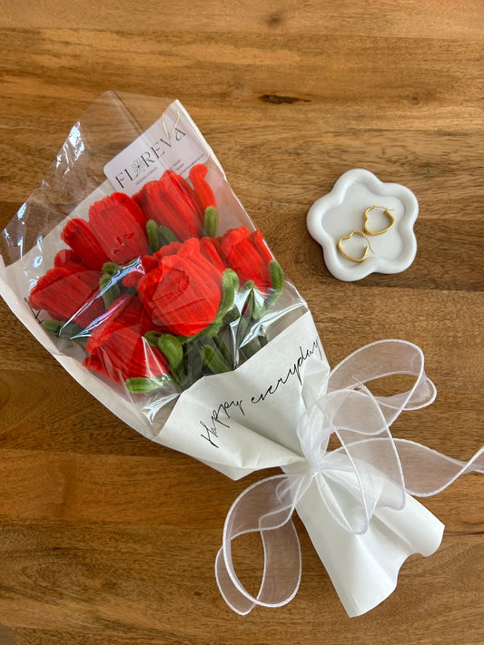 Bouquet de six Roses