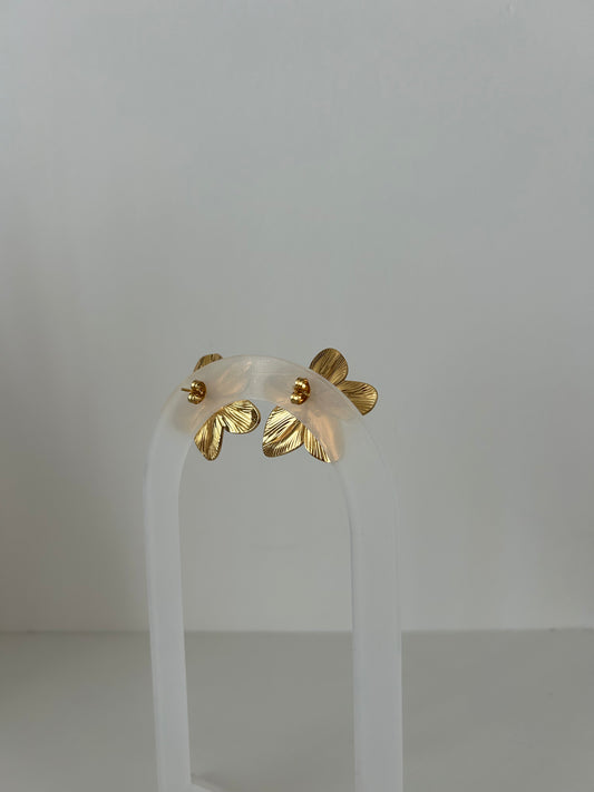 Boucles d’oreilles fleurs