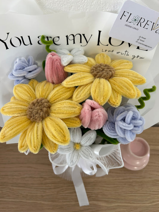 Bouquet spécial pastel